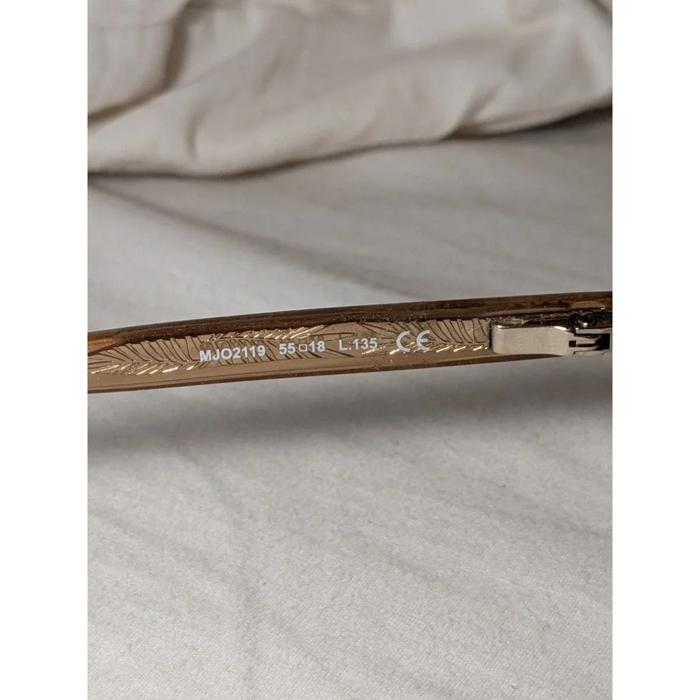 Maui Jim Eyeglasses Brown Crystal Frames Clear Lens MJO 2119-12E / 55-18-135